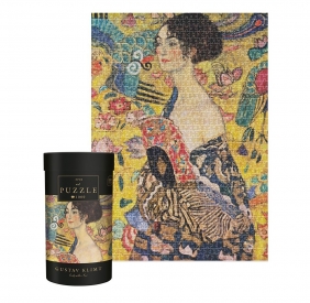 Puzzle 1000: Art 10 - Gustav Klimt - Dama z wachlarzem