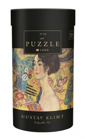 Puzzle 1000: Art 10 - Gustav Klimt - Dama z wachlarzem