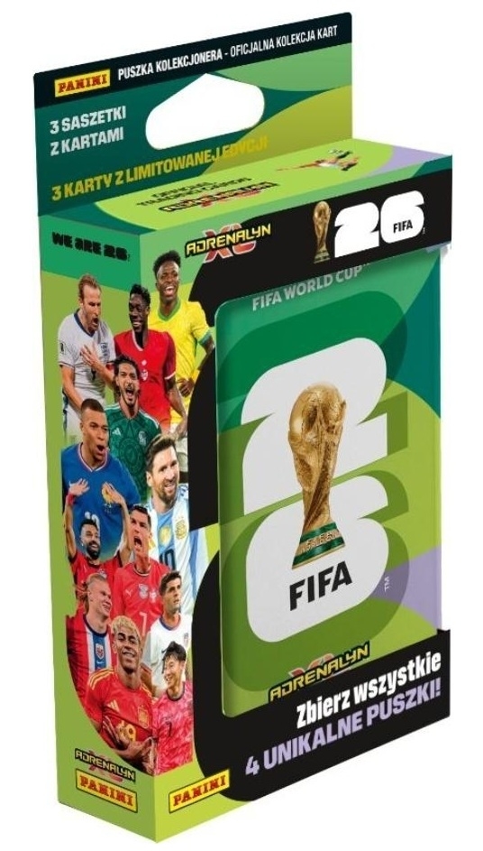 Fifa Word Cup 2026 Adrenalyn XL Mini puszka, 1 szt