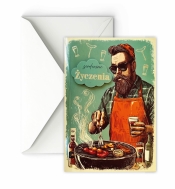 Karnet A5 grający Serdeczne życzenia