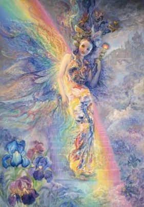 Puzzle 1500 Irys,Strażniczka tęczy ,Josephine Wall