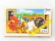 Puzzle Zwierzęta domowe 4 X 12