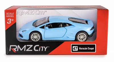 RMZ City Lamborghini Huracan LP610-4 sky blue edition w skali 1:36
