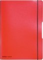 Notatnik my.book Flex A4/2x40k linia, kratka - czerwony (11361433)