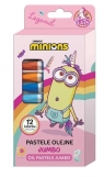 Pastele olejne Jumbo Minionki 12 kolorów