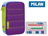 Piórnik MILAN 2-poziomowy z wyposażeniem COLOURS fiolet 081264CLPL