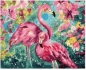 Malowanie po numerach - Flamingi w kolorach 40x50