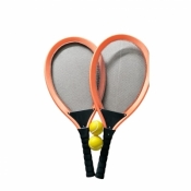 Rakiety do gry w speed badmintona + piłki orange