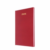 Terminarz 2026 tygodniowy A5 Divas bordowy