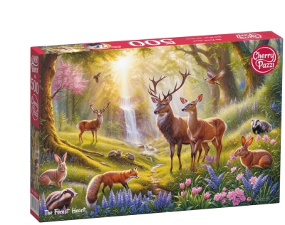 <img src='https://webimage.pl/pics/371/0/d5903728720371.jpg' style='height:440px' /> Puzzle 500 CherryPazzi The Forest Heart 20371