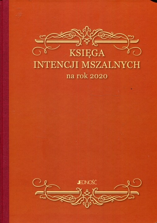 Księga intencji mszalnych na rok 2020