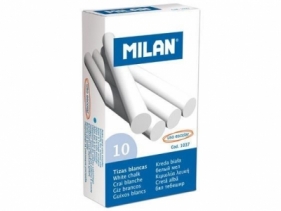 Kreda biała Milan, 10 szt.