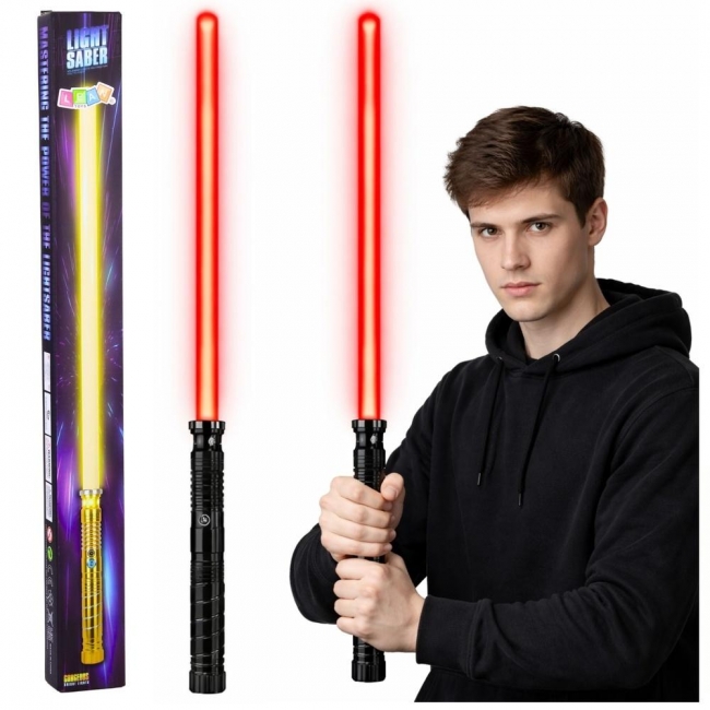 Miecz laserowy LED z dźwiękiem 75cm