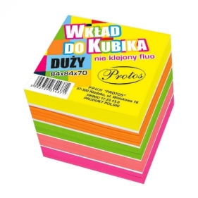 Kostka papierowa Protos - mix 84 mm x 84 mm x 70 mm