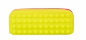 Piórnik silikonowy - żółty