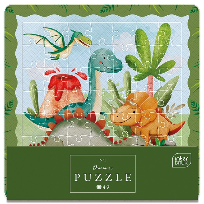 Puzzle w ramce 49: Friends 1 - Dinosaurs