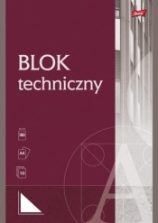 PACZKA Blok techniczny A4 10K białe kartki Unipap 10 sztuk