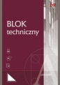 PACZKA Blok techniczny A4 10K białe kartki Unipap 10 sztuk