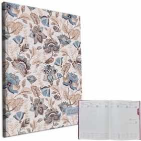 Kalendarz 2026 A4 tygodniowy Kwiaty Kawowe