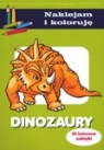 Dinozaury Naklejam i koloruję 32 kolorowe naklejki Małecki Aleksander