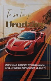 Karnet urodziny z wymiennymi cyframi JCX-238