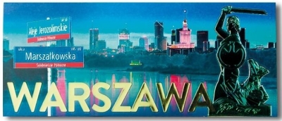 Magnes I love Poland Warszawa ILP-MAG-C-WAR-06