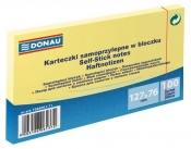 Karteczki samoprzylepne w bloczku jasnożółty (7588001-11)
