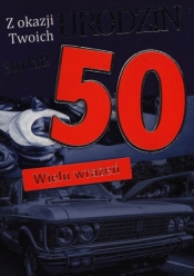 Karnet 50 Urodziny B6 mix wzorów GM-357