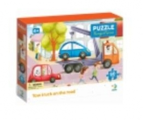 Puzzle 60 Tow truck on the road