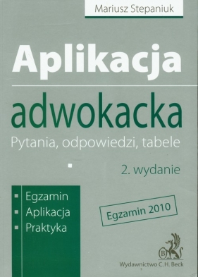 Aplikacja adwokacka Pytania, odpowiedzi, tabele - Stepaniuk Mariusz