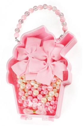 Koraliki z ozdobnymi kokardkami