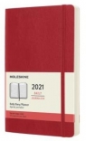 Kalendarz 2021 dzienny 12ML mo. scarlet red