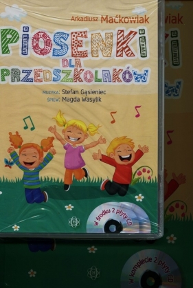 Piosenki dla przedszkolaków + 2CD - Arkadiusz Maćkowiak