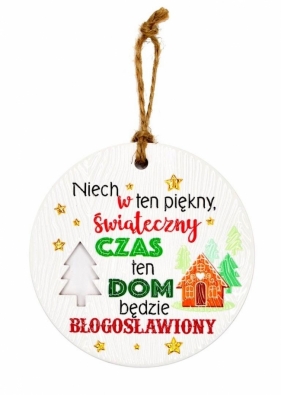 Zawieszka ceramiczna Boże Narodzenie