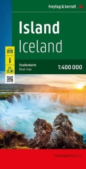 Mapa - Island Iceland 1:400 000