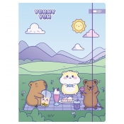 Teczka z gumką - Yummy Yum - Kapibara 24x31cm