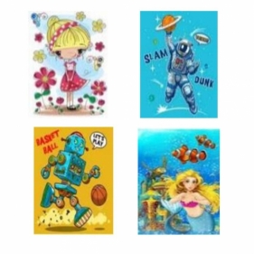 Torebka prezentowa dziecięca L mix