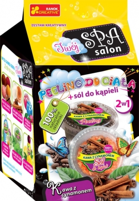Peeling do ciała sól do kąpieli Kawa z cynamonem