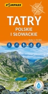 Tatry Polskie i Słowackie mapa laminowana praca zbiorowa