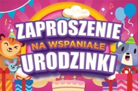 Zaproszenie Urodziny (10szt)