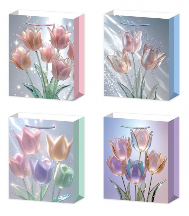 Torebka prezentowa M Kwiaty