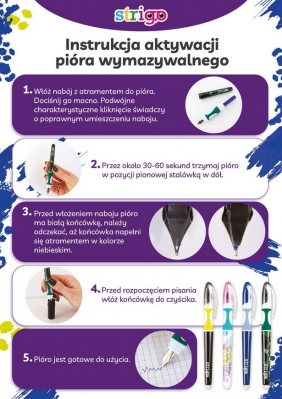 Strigo, Pióro wymazywalne ze stalówką - Gradient