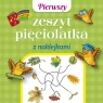 Pierwszy zeszyt pięciolatka z naklejkami. Biblioteczka mądrego dziecka