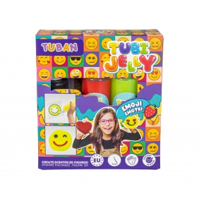 Zestaw Tubi Jelly - Emotki, 3 kolory