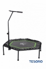 Trampolina Fitness Hexagon 50 Inch zielony (SDT-TP105) od 3 lat