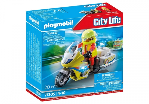Zestaw z figurką City Life 71205 Motor ratunkowy ze światłem (71205)