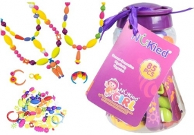 Zestaw koralików pop beads w tubie