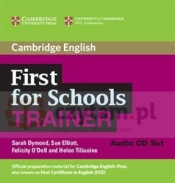 First for Schools Trainer Audio CDs (3) - Sarah Dymond, Sue Elliott, Felicity O'Dell, Helen Tiliouine
