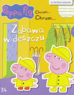 Świnka Peppa Chrum Chrum nr 34 Zabawa w deszczu - <br />