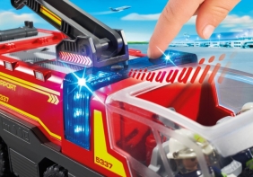 Playmobil City Action: Pojazd strażacki na lotnisku ze światłem (5337)